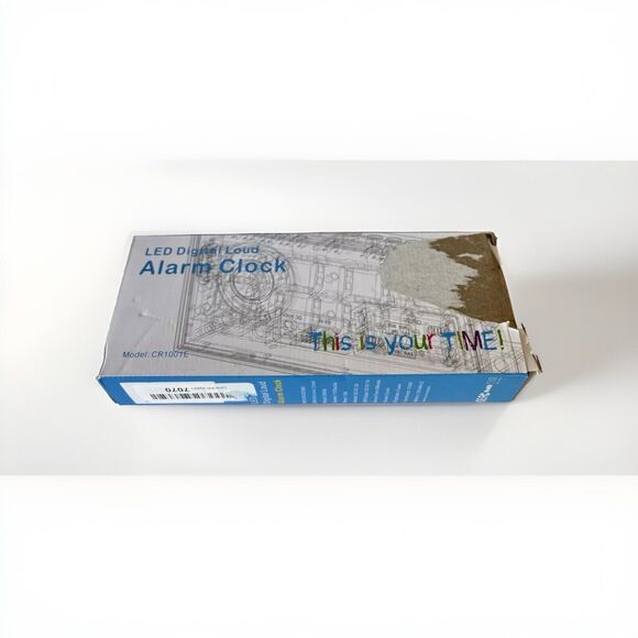 Digital Alarm Clock with USB Charger, Loud Large Display for Heavy Sleepers NEW - Picture 10 of 12